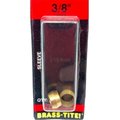 Barjan 7443326 0.25 in. Compression Sleeve - Brass 07443326